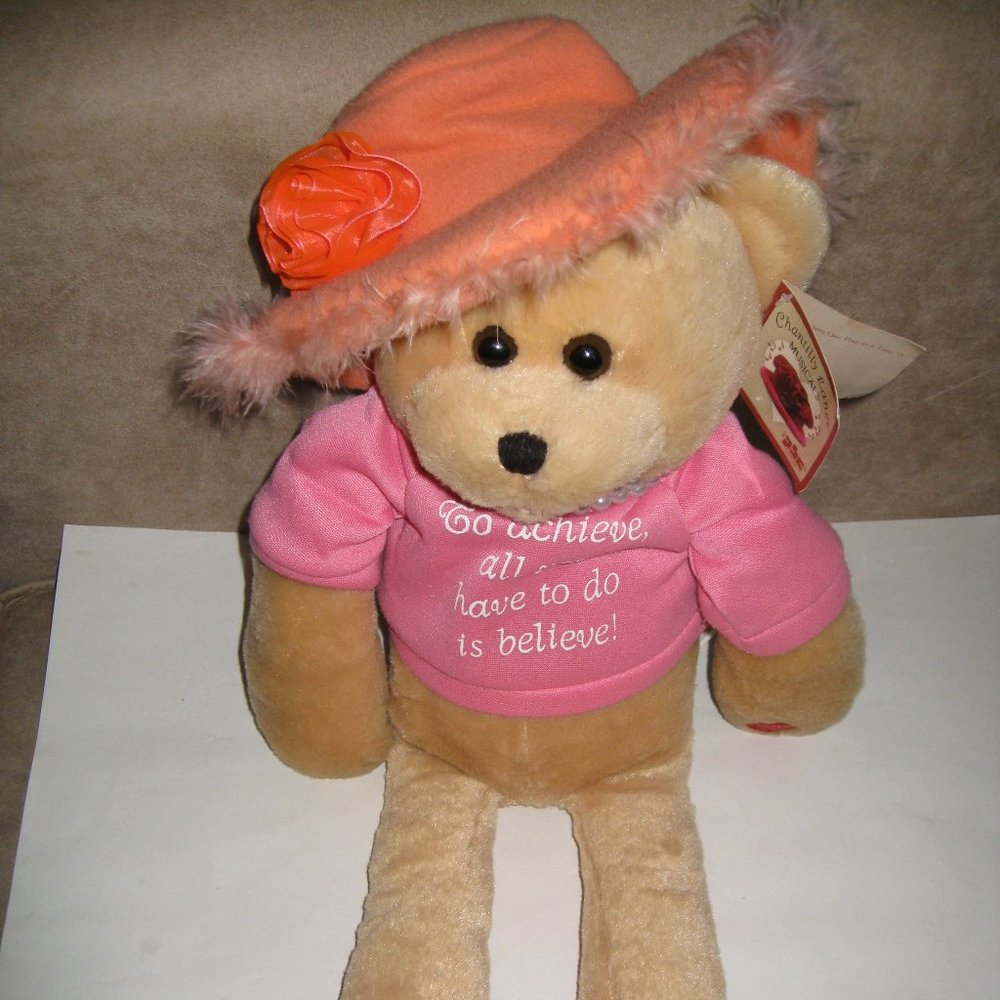 Chantilly Lane Musical Bear 19" Pearl's Wisdom Plush Stuffed NOT Working - w/Tag